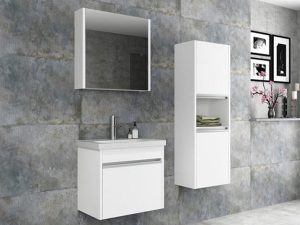 AQUANILE BEGONIA 55 CM BATHROOM CABINET WHITE