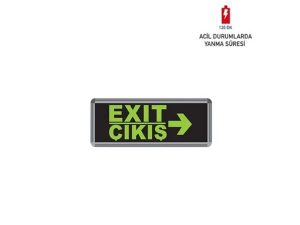 EXIT EMERGENCY EXIT LUMINAIRE 3W FL-9001