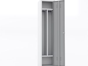 MASTER STEEL WARDROBE WITH METAL CENTER DIVIDER 1 DOOR 41X40X185 U-S01TK