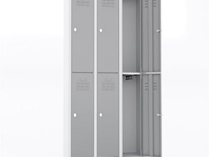 MASTER STEEL WARDROBE METAL NARROW TYPE 6 HALF DOOR 90X40X198 U-D06