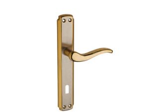 AS202 SEDA ALBUMIN SATIN YALE DOOR HANDLE SET