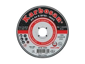 KARBOSAN INOX CUTTING STONE 115X1 0X22 23MM THINLINE 10380