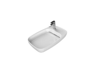 TURQUOISE CERASTYLE NOVA COUNTERTOP WASHBASIN 70X42 074200-U WITH HIDDEN SIPHON