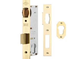 KALE 155 U MORTISE LOCK 20 MM ROLLER YELLOW