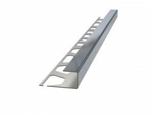 TESAY STAINLESS STEEL OPEN SQUARE TILE PROFILE 12MM SUPER MIRROR FCPSE1210