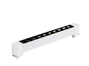 FORLİFE WHITE CASE BLACK LENS TRACK LUMINAIRE 20W 6500K WHITE FL-5582 BB