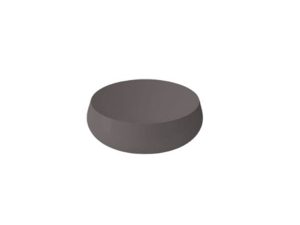 NEWARC ELIPSO COUNTERTOP SINK MATT ANTHRACITE Ø46X17CM 505050MA