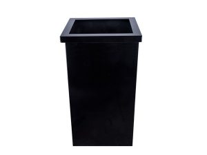 MAXİFLOW OPEN LID DUSTBIN 36 LT BLACK 28791