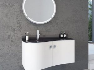 AQUANİL VERSO 100 CM BATHROOM CABINET WHITE | AQUANİL VERSO 100 CM BANYO DOLABI BEYAZ