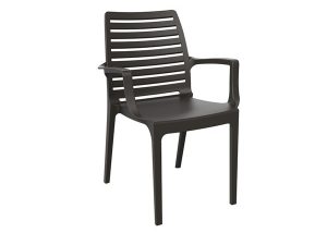 BREZZA 2503 MAN ARMCHAIR DARK COFFEE