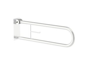 MAXİFLOW ARTICULATED MOVABLE WC GRAB BAR WITH PAPER HOLDER WHITE Ø32 28810