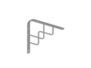 MEANDER UNDER SHELF 25X25 SILVER