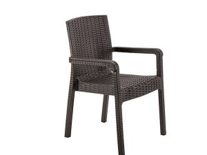 BREZZA 2527 RATTAN ROYAL ARMCHAIR DARK BROWN | BREZZA 2527 RATTAN ROYAL KOLTUK KOYU KAHVERENGİ