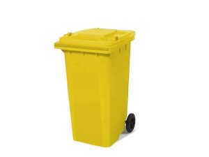 120 LT WHEELED GARBAGE CONTAINER YELLOW CTK-3003