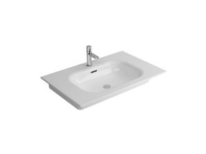 NEWARC WASHBASIN WITH ETAGERE NATURAL 80X46X1,4CM 504080