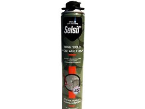 SELSIL POLYURETHANE MOUNTING FOAM GUN 750 ML 850 GR