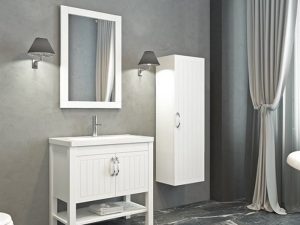 AQUANİL HELEN 80 CM BATHROOM CABINET WHITE | AQUANİL HELEN 80 CM BATHROOM CABINET WHITE