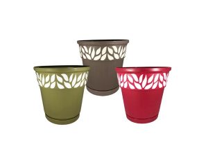 BEE HOME PATTERNED FLOWER POT NO3 AK 785