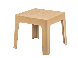 BREZZA 2594 WOOD PATTERN COFFEE TABLE 45X45X41 CM DESERT BEIGE