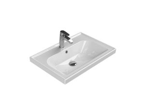 TURQUOISE CERASTYLE FRAME WASHBASIN 65X45CM 030800-U