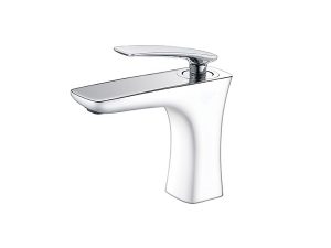 NEWARC LIFE BASIN FAUCET CHROME WHITE 981521KB