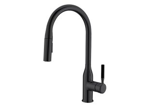 NEWARC STEP SPIRAL SINK FAUCET BLACK 900591B