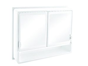 STEEL CABINET BATHROOM CABINET WITH 2 DOORS 145 41X48X11CM