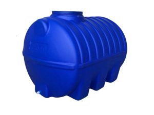 POLDE POLYETHYLENE 3 LAYER HORIZONTAL BLUE WATER TANK 1000 LT