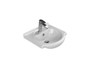 TURQUOISE CERASTYLE NICL WASHBASIN WITH ETAGERE 45X43CM 066200-U