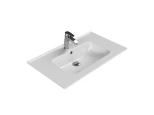 TURQUOISE CERASTYLE BLUE WASHBASIN 80X47CM 042300-U