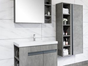 AQUANİL ROMA 80 CM BATHROOM CABINET RETRO SILVER