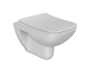 TURQUOISE CERASTYLE DURU WALL HUNG TOILET + SLOW CLOSING PP COVER SET003014
