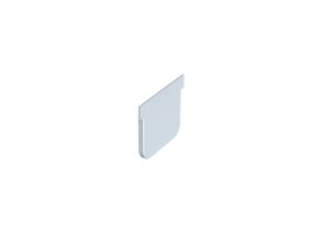 MAXIFLOW PLASTIC DUCT PLUG FEMALE 125X100MM WHITE 13672
