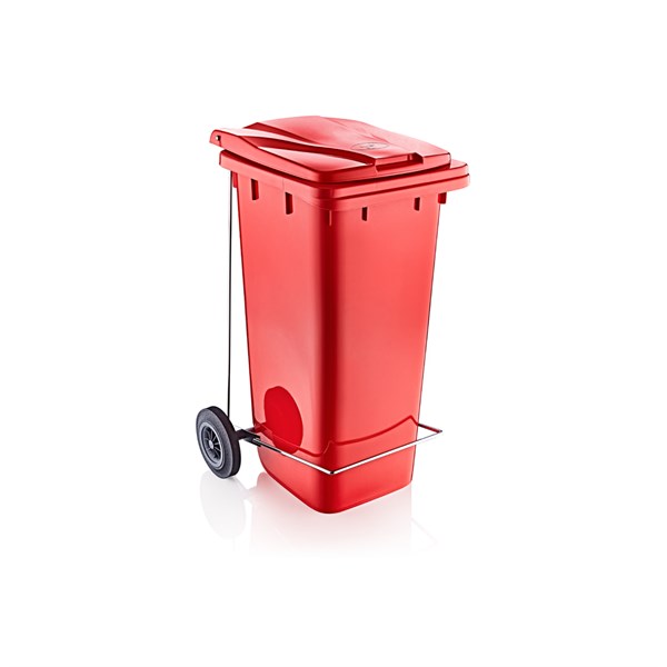 Şenyayla 120 Lt Wheeled Pedal Garbage Container Red 6507 | Şenyayla 120 Lt Wheeled Pedal Garbage Container Red 6507 1 - Zhejiang Store Şenyayla 120 Lt Wheeled Pedal Garbage Container Red 6507 | Şenyayla 120 Lt Wheeled Pedal Garbage Container Red 6507