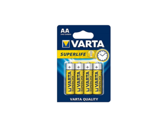 VARTA SUPERLİFE 1 5V AA 4 PCS ZINC CARBON PEN BATTERY 2006-4 | VARTA SUPERLİFE 1 5V AA 4 ADET ÇİNKO KARBON KALEM PİLİ 2006-4