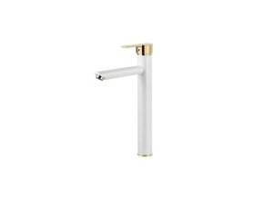 VENEZIA HEITITE WHITE GOLD BOWL BASIN FAUCET 5011013-24