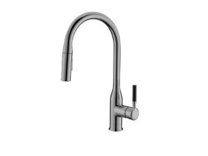 NEWARC STEP SPIRAL SINK FAUCET WITH BRUSH NICKEL 900591N
