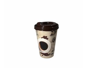 BEE HOME COFFEE GLASS 400 ML AK 626