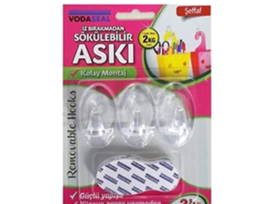 VODASEAL TRANSPARENT HANGER 3 PCS