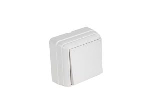 MUTLUSAN BRONZE SURFACE MOUNTED SWITCH WHITE 2160 301 0201