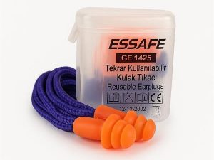 ESSAFE GE1425 PINE TYPE EAR PLUGS WITH CORD