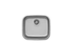 CHROME SINK UNDER COUNTER 40X45CM WATER HEATER INCLUDED EC-102