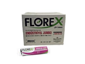 FLOREX 514 INDUSTRIAL JUMBO GARBAGE BAG 80X110CM 20 ROLLS 1 ROLL 10 PIECES | FLOREX 514 ENDÜSTRİYEL JUMBO ÇÖP TORBASI 80X110CM 20 RULO 1 RULO 10 ADET