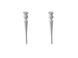 NEWARC ANTIQUE 2-PIECE FOOT OVAL ELT A011