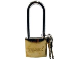 BAY-TEC PADLOCK YELLOW LONG 38MM MK2338