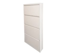 USTA STEEL 4 PIECE METAL SHOE RACK 50X15X143 U-AYK04