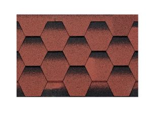 WİNROOF HONEYCOMB SHİNGLE RED 2,61 M2 / PACKAGE