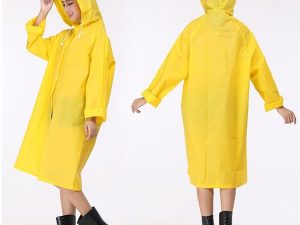 PVC EVA RAINCOAT TOPCOAT YELLOW 0 13MM UNISEX | PVC EVA YAĞMURLUK ÜST KAT SARI 0 13MM UNISEX