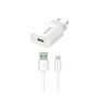 HYTECH HY-XE26M CHARGING SET 2100MA MICRO WHITE