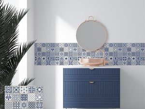 BOSS TAPE ADHESIVE PVC TILE INDIGO 30X30CM